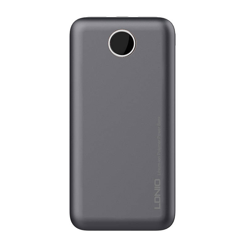 Powerbank LDNIO PQ10, 2xUSB, 22.5W, 10000mah (grå)