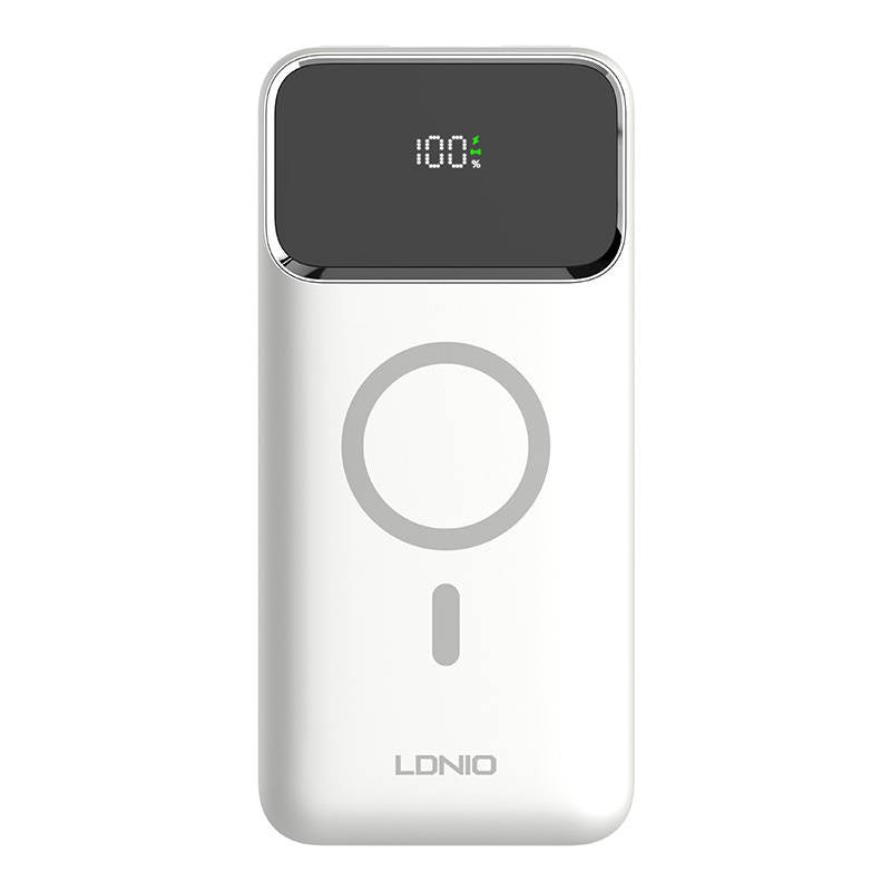 Powerbank LDNIO PQ12, 15W, 10000mah (hvid)