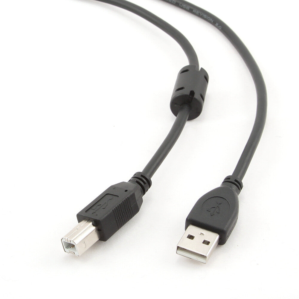 Cablexpert CCFB-USB2-AMBM-1.5M USB-kabel 1,5 m USB A USB B Sort