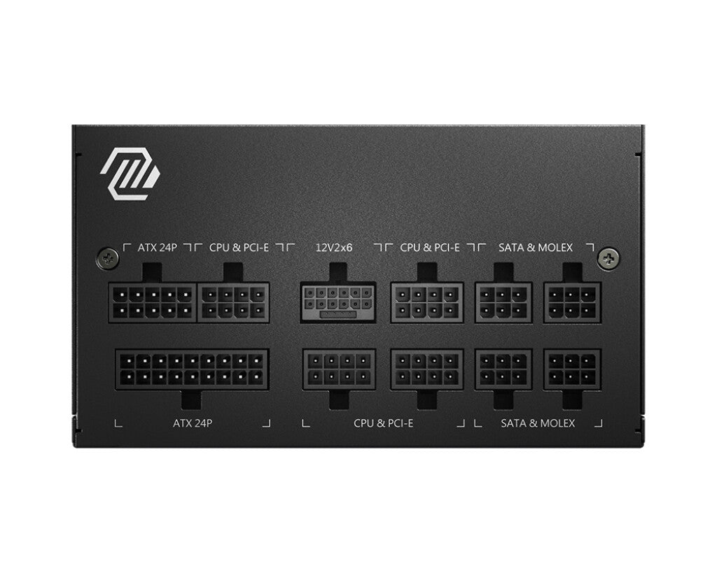 MSI MAG A750GL PCIE5 enhed til strømforsyning 750 W 20+4 pin ATX ATX Sort