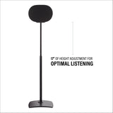 SANUS WSSE3A2-B2 - ADJUSTABLE SPEAKER STAND SONOS ERA 300 - PAIR - BLACK