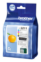 Brother LC3211VALDR blækpatron 4 stk Original Sort, Blå, Magenta, Gul