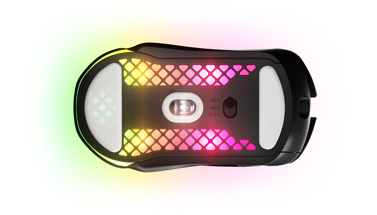 SteelSeries Aerox 5 Optisk Trådløs Kablet Sort
