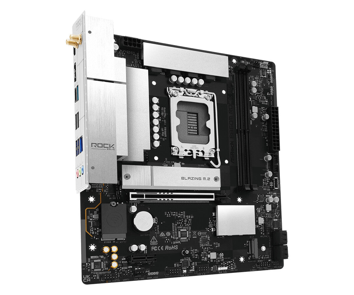 ASRock B860M Rock  Wifi        1851 mATX HDMI/DP       DDR5