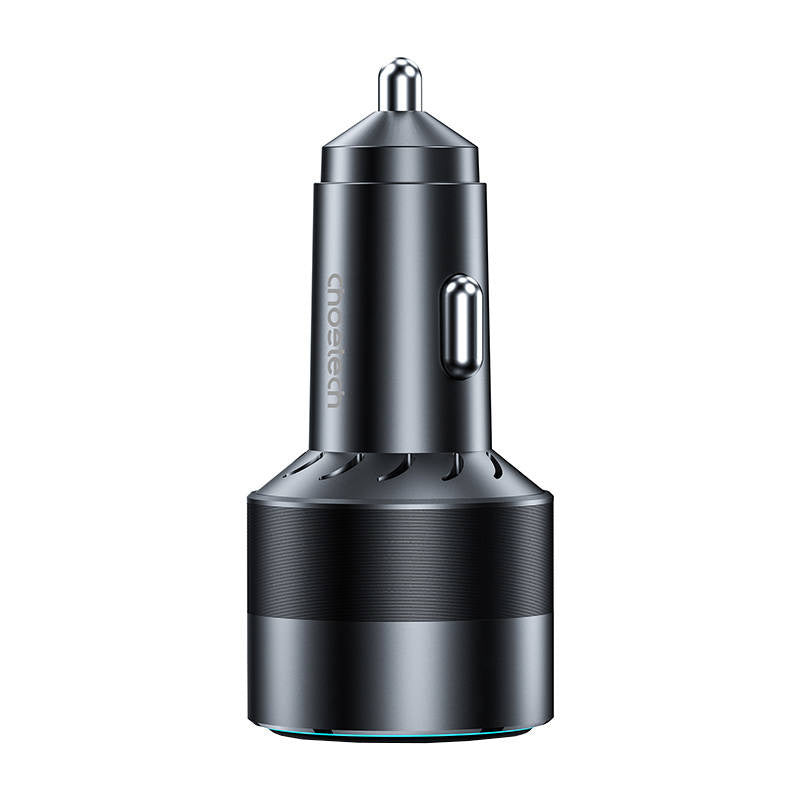 Choetech TC0011 biloplader 130W 2x USB C 1x USB A (sort)