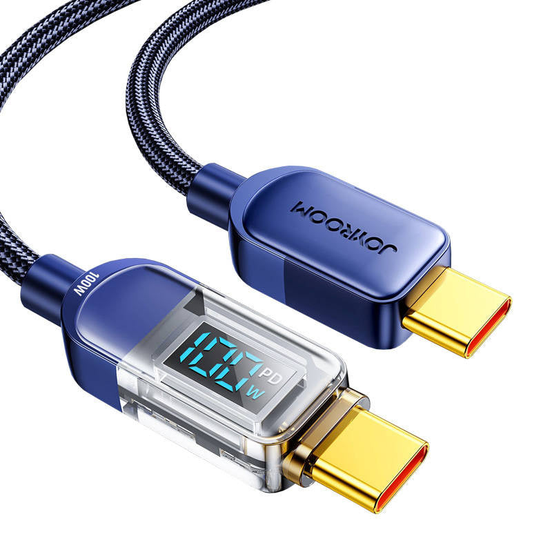 Kabel til USB-C 100W 1.2m Joyroom S-CC100A4 (niebieski)