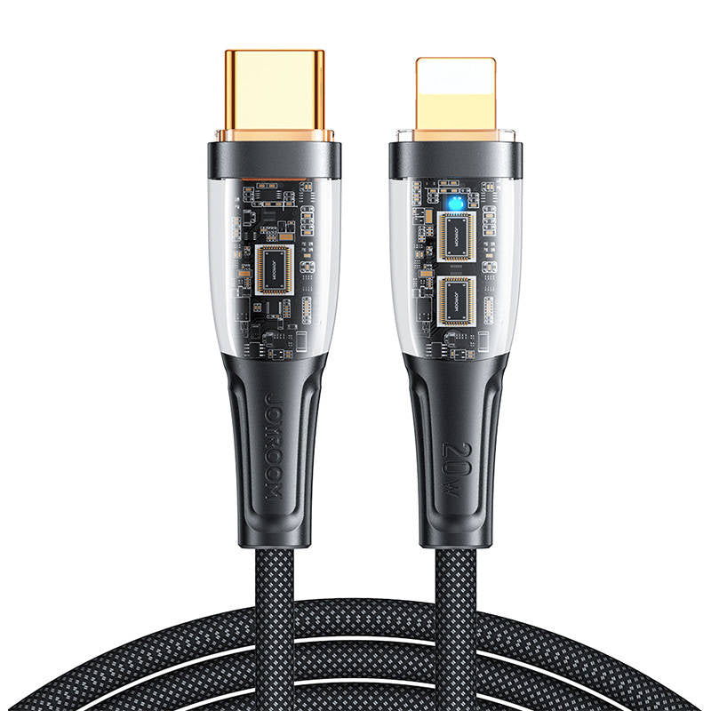 Joyroom S-C Lightning 20W 1.2m USB til USB-C Lightning kabel S-CL020A3 (sort)