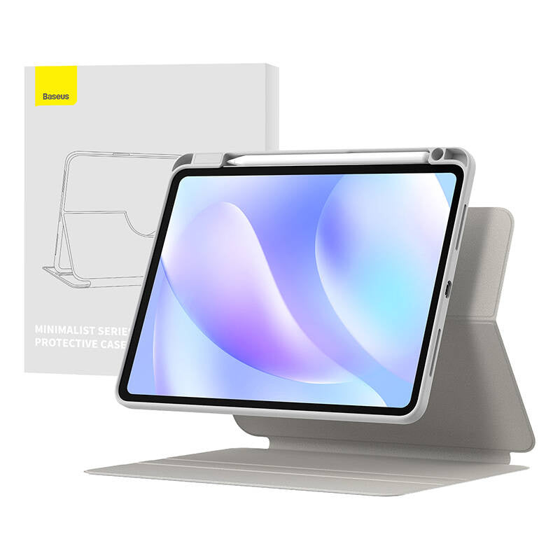 Baseus Minimalist Series IPad PRO 11"/Pad Air4/Air5 10.9" Magnetisk beskyttelsesfodral (lysgrå)