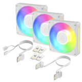 ARCTIC BioniX P12 A-RGB Computerkabinet Ventilator 12 cm Hvid 3 stk