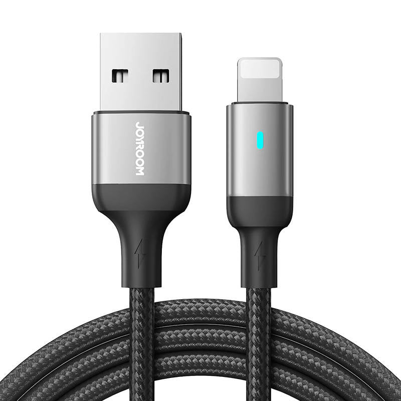 Kabel til USB-A / Lightning / 2.4A / 3m Joyroom S-UL012A10 (sort)