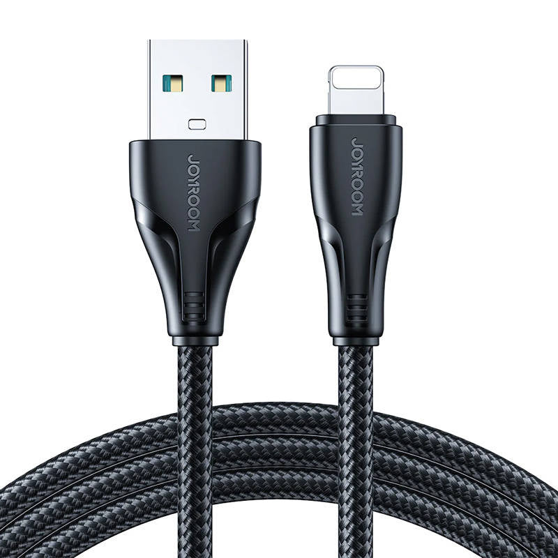 Kabel USB-A Surpass / Lightning / 3m Joyroom S-UL012A11 (sort)
