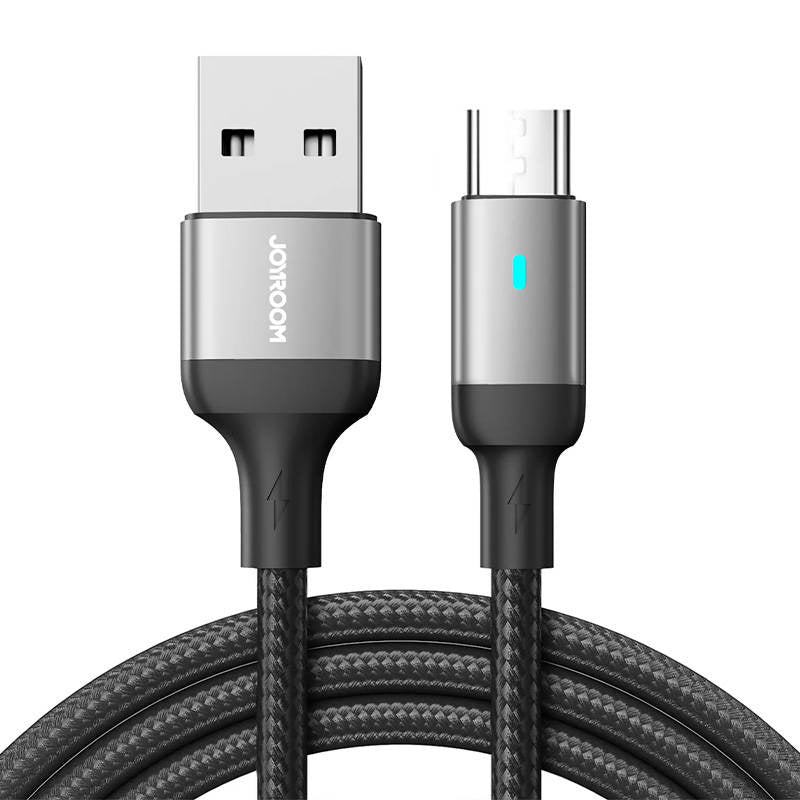 Kabel til Micro USB-A / 2.4A / 2m Joyroom S-UM018A10 (sort)