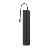 Hub 12w1 Baseus EliteJoy Gen2 serie USB-C til 2xHDMI+ 3xUSB 3.0+ PD+ DP+ SD/TF+ RJ45+ Type-C+ 3,5 mm (mørkgrå)