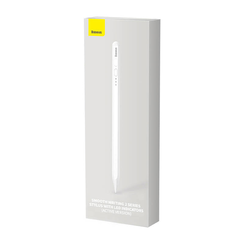 Baseus Smooth Writing 2 Stylus Pen med LED- indikatorer (hvid)