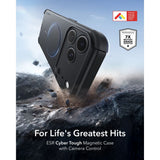 Esr Cyber Tough Magsafe Iphone 17 Pro Max / 18 Pro Max Sort