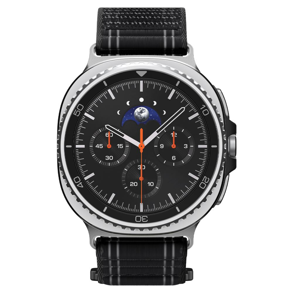 Spigen Wbf0 Band Til Samsung Galaxy Watch 8 / 9 / Classic (40 / 44 / 46 Mm) Sort