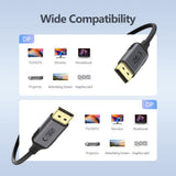 Tech Protect Ultraboost Kabel Displayport Til Displayport 1.4 4 K 60 Hz 200 Cm Sort