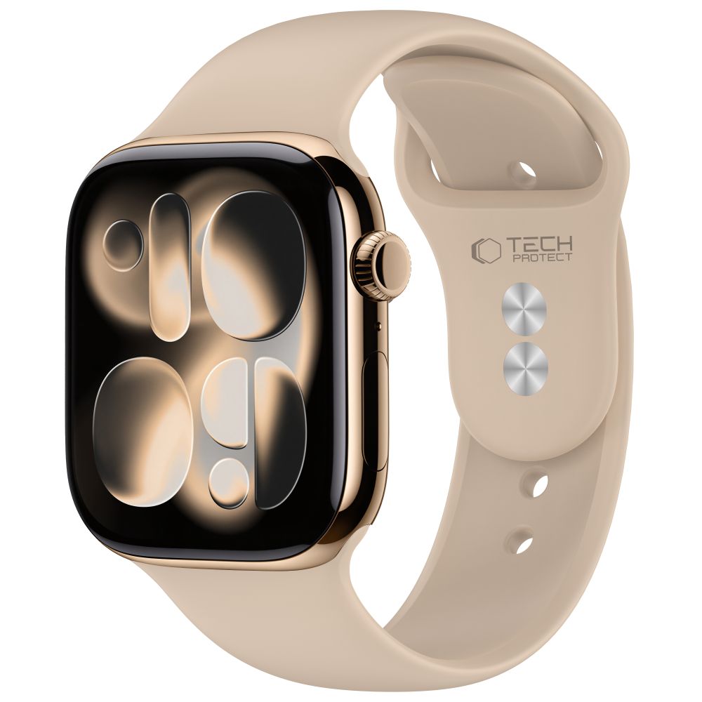 Tech Protect Silikone Apple Watch 8 / 9 / 10 / 11 / 12 / Se / Ultra (44 / 45 / 46 / 49 Mm) Valnød