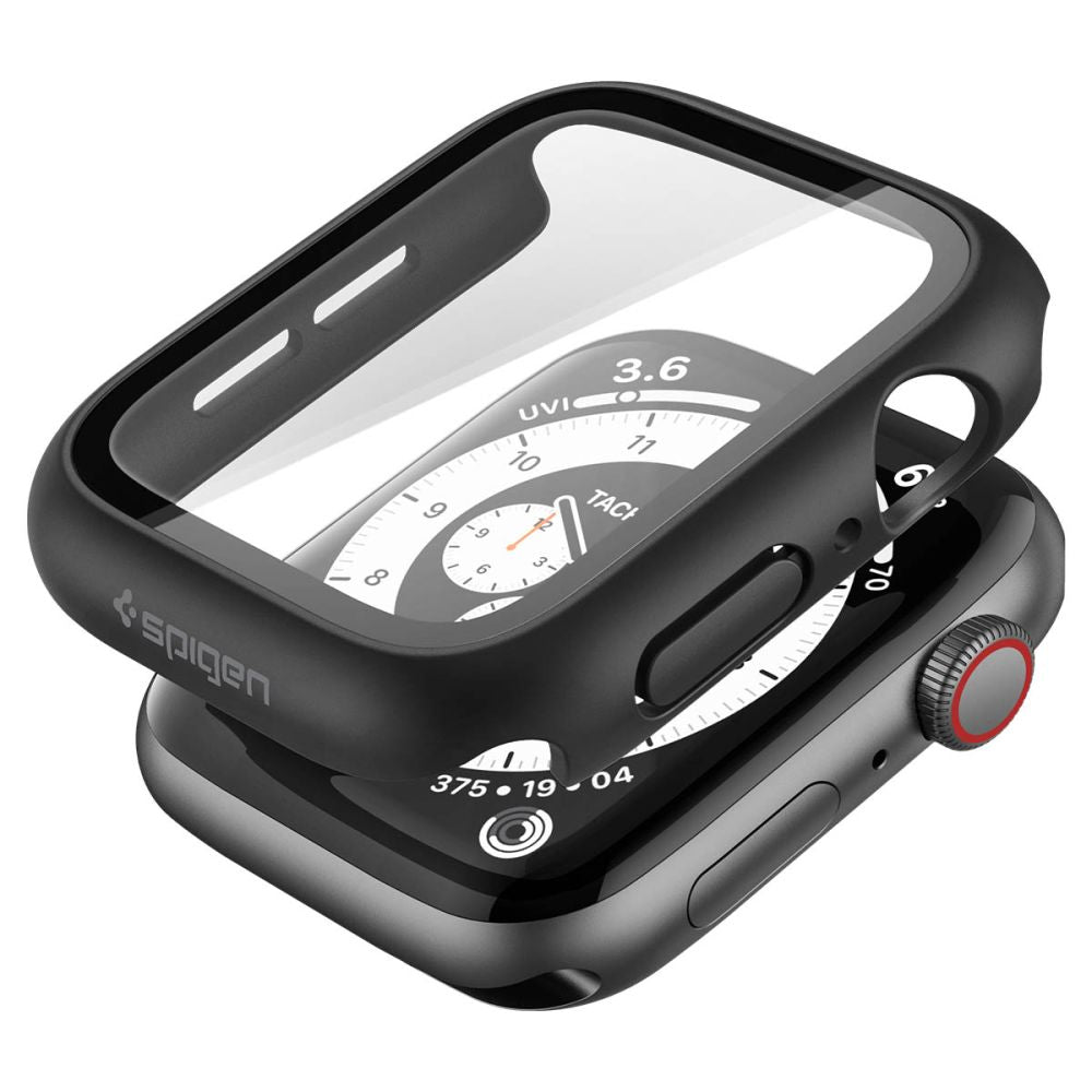 Spigen Thin Fit 360 Apple Watch 4 / 5 / 6 / Se 1 / 2 / 3 (44 Mm) Sort