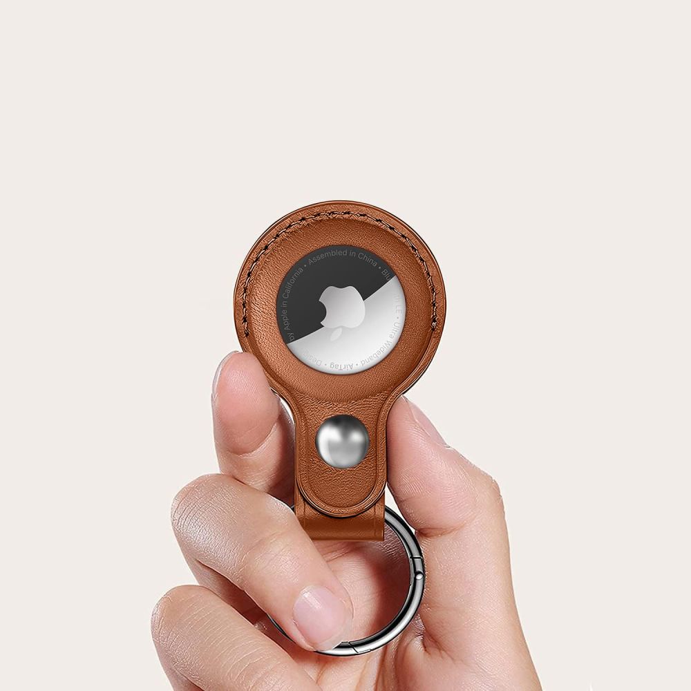 Tech Protect Naturalfit Apple Airtag 1/2 Brun