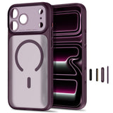 Tech Protect Magprime Magsafe Cc Iphone 17 Pro / 18 Pro Mat Burgundy