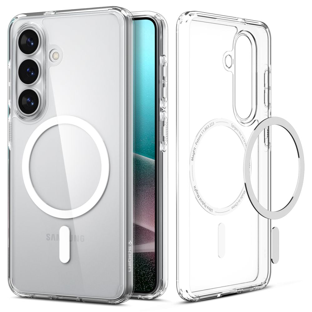 Spigen Ultra Hybrid Mag Magsafe Galaxy S26 Klar/Hvid