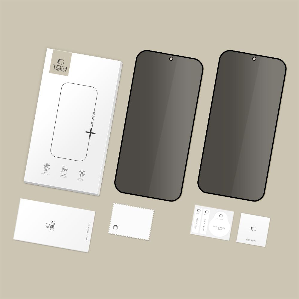 Privacyglas Tech Protect Glass Spy+ 2 Pack Galaxy S26+ Plus Privacy