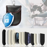 Tech Protect Klr100 Etui Nøglefri Rfid Signalblokker Kullstof Sort/Rød