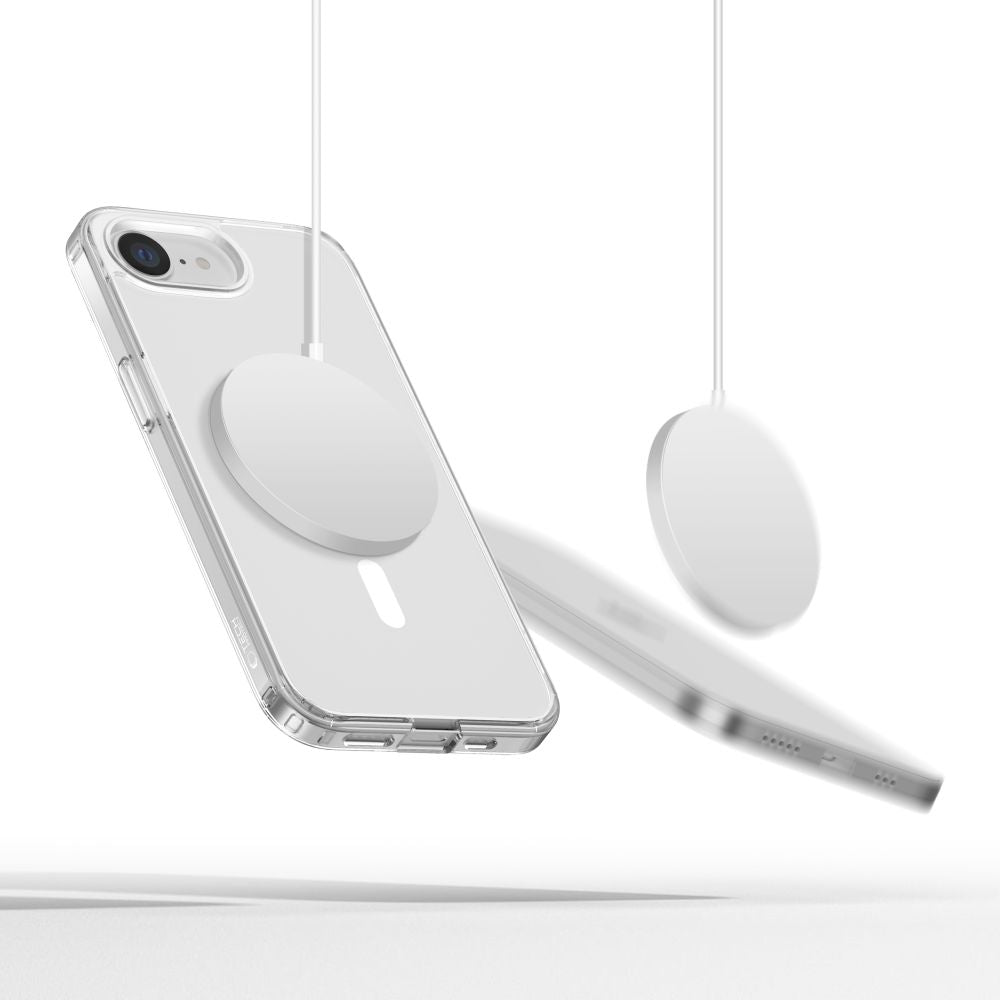 Tech Protect Flexair Hybrid Magsafe Iphone 16 E / 17 E Klar