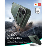 Esr Cyber Tough Støtte Magsafe Iphone 17 Pro Max / 18 Pro Max Grøn