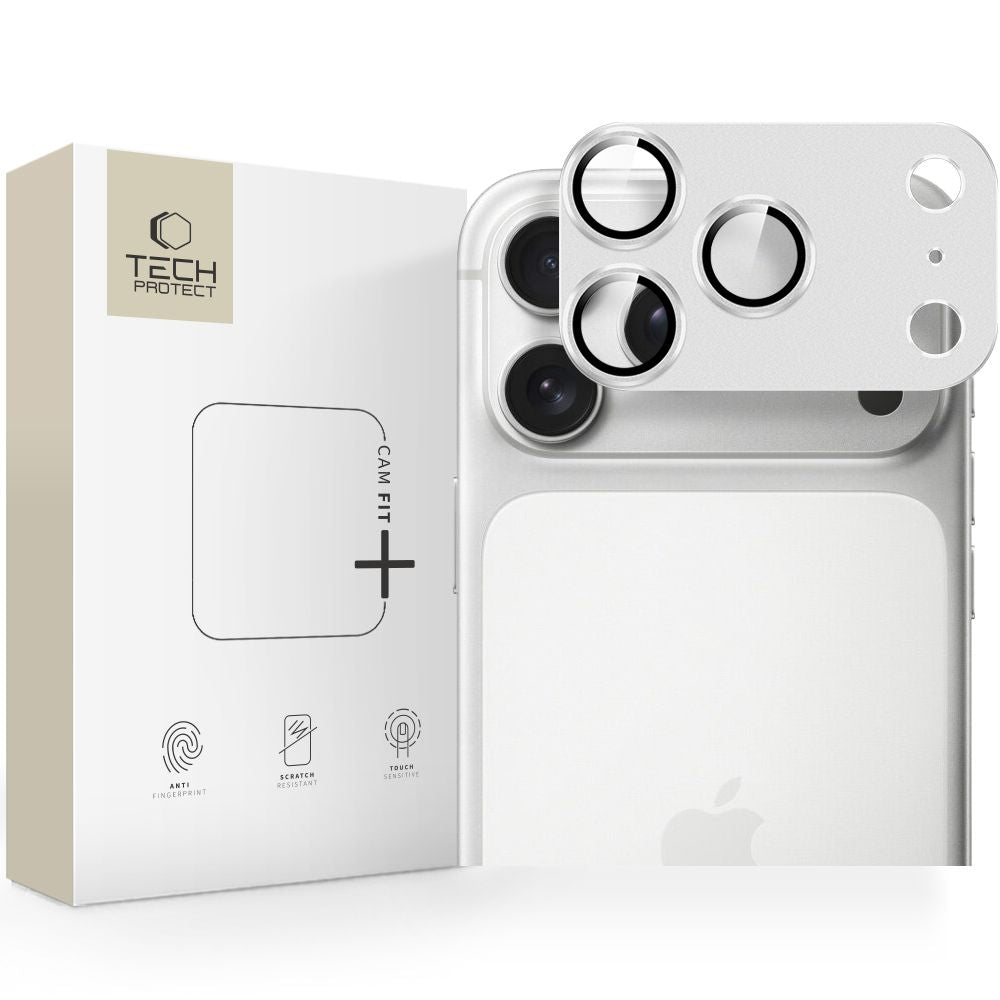 Kamera Beskyttelse Tech Protect Camfull Fit+ Iphone 17 Pro Max Silver