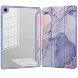 Tech Protect Sc Hybrid Pen Til Galaxy Tab A9 / A11 8.7 X110 / X115 / X133 / X135 Violet Marmor