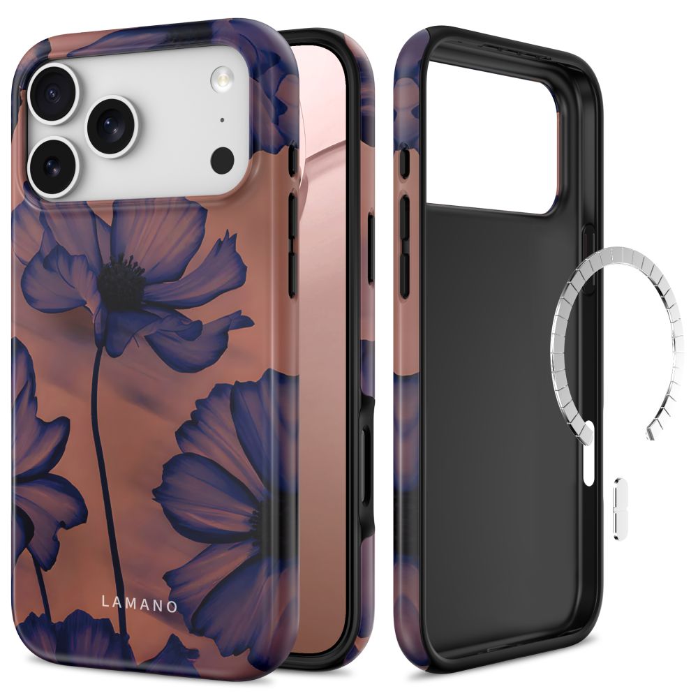 Tech Protect Lamano Magsafe Iphone 17 Pro / 18 Pro Fløjlsnat