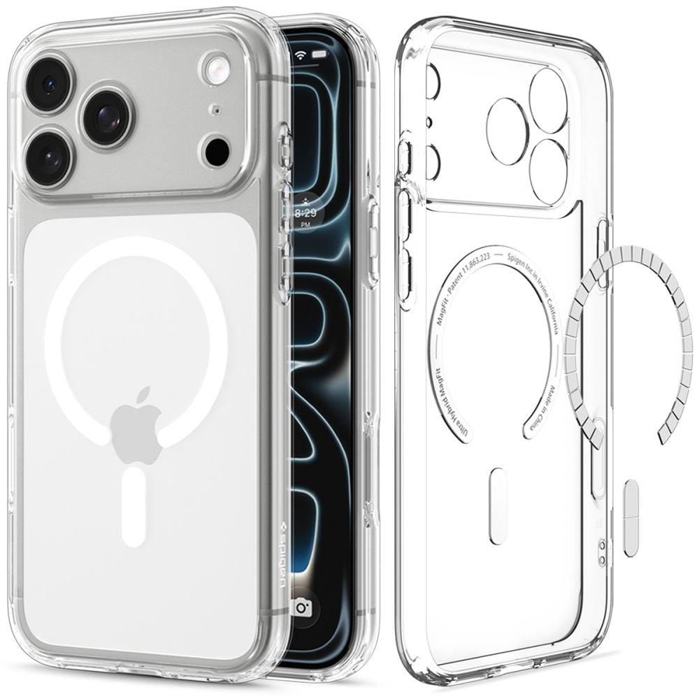 Spigen Ultra Hybrid Magsafe Iphone 17 Pro Max / 18 Pro Max Klar/Hvid