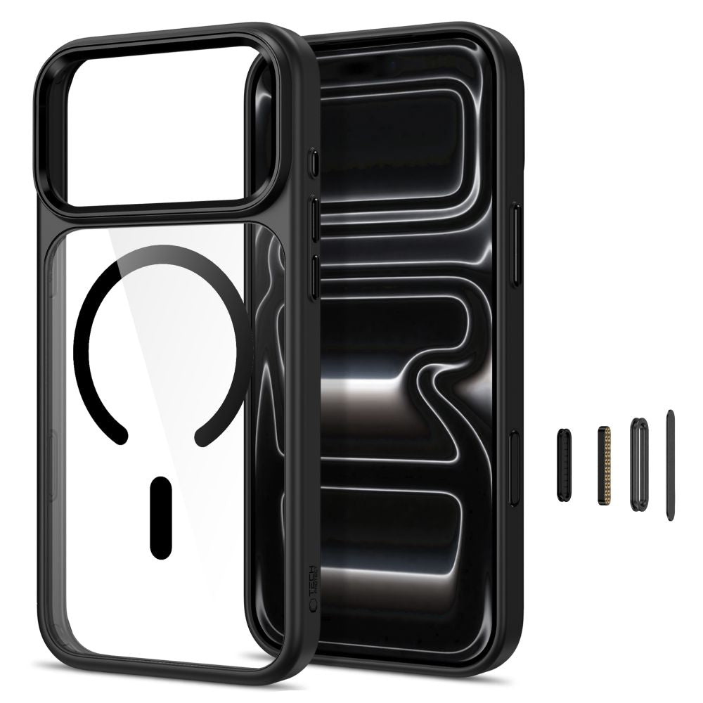 Tech Protect Magmat Magsafe Cc Iphone 17 Pro / 18 Pro Sort/Klar