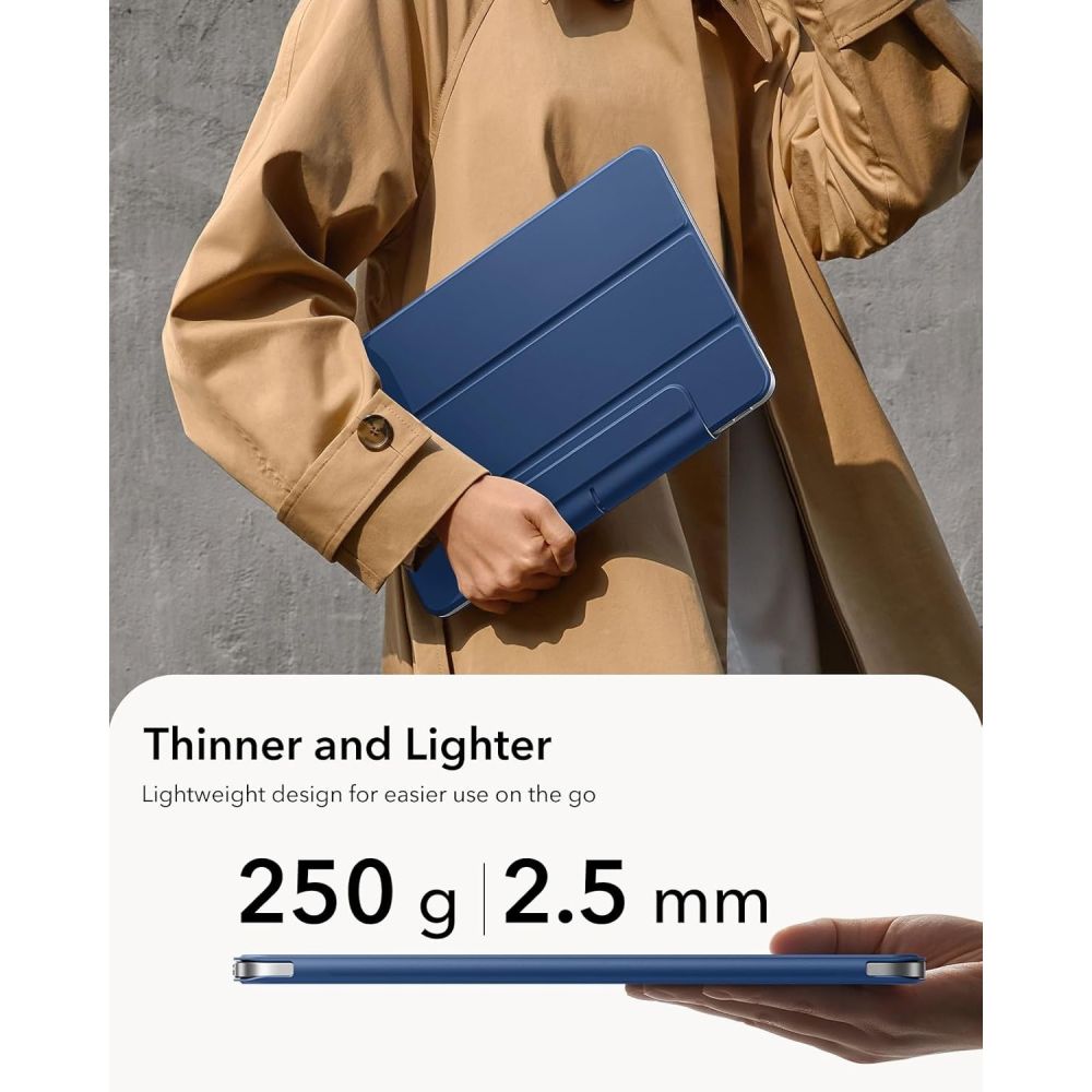 Esr Rebound Magnetisk Ipad Air 10,9” 4/5/2020 2022/11” 6/7/8/2024 2026 Marineblå