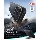Esr Cyber Tough Støtte Magsafe Iphone 17 Pro / 18 Pro Sort
