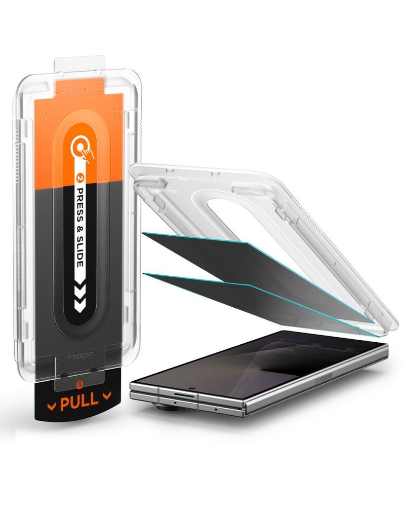 Hærdet Glas Spigen Glas.Tr Ez Fit Pro Ac 2 Pack Galaxy Z Fold 7/8 Ultra Privacy
