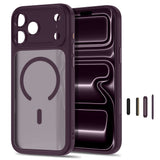 Tech Protect Magpeak Magsafe Cc Iphone 17 Pro Max / 18 Pro Max Mat Burgundy