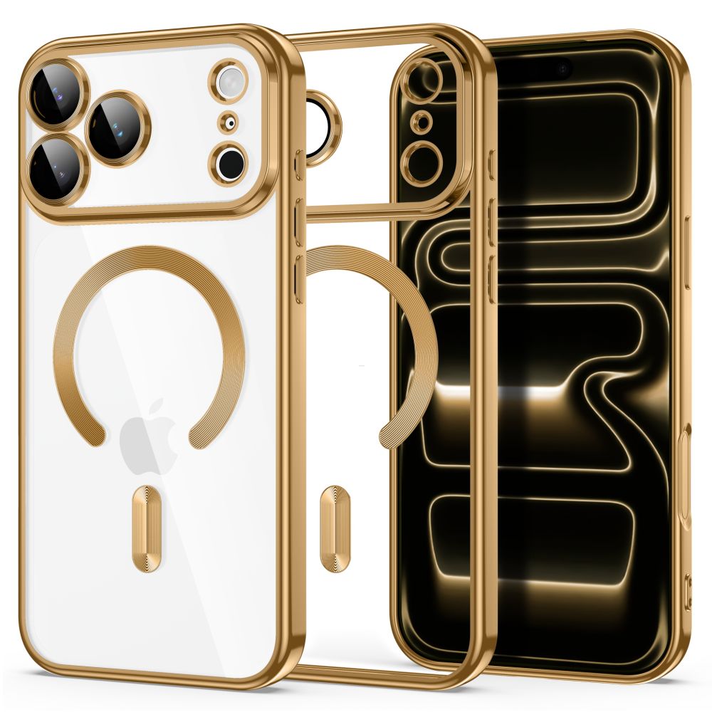 Tech Protect Magflex Magsafe Iphone 17 Pro Max / 18 Pro Max Shiny Gold
