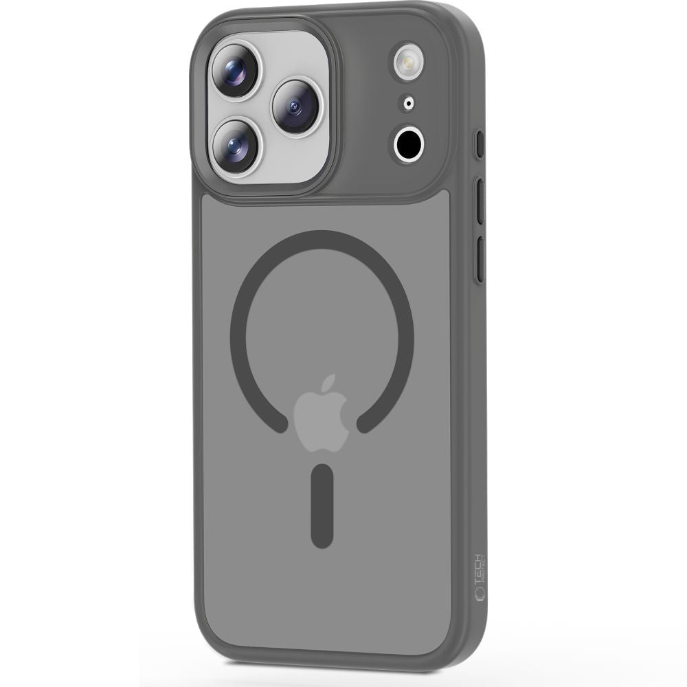 Tech Protect Magmat Magsafe Iphone 17 Pro Matte Krydskrift Grå