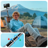 Tech Protect Ga100 Monopad & Selfie Stik Gopro / Dji / Insta360 Sort