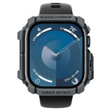 Spigen Rugged Armor Apple Watch 10/11 (46 Mm) Mørkegrå