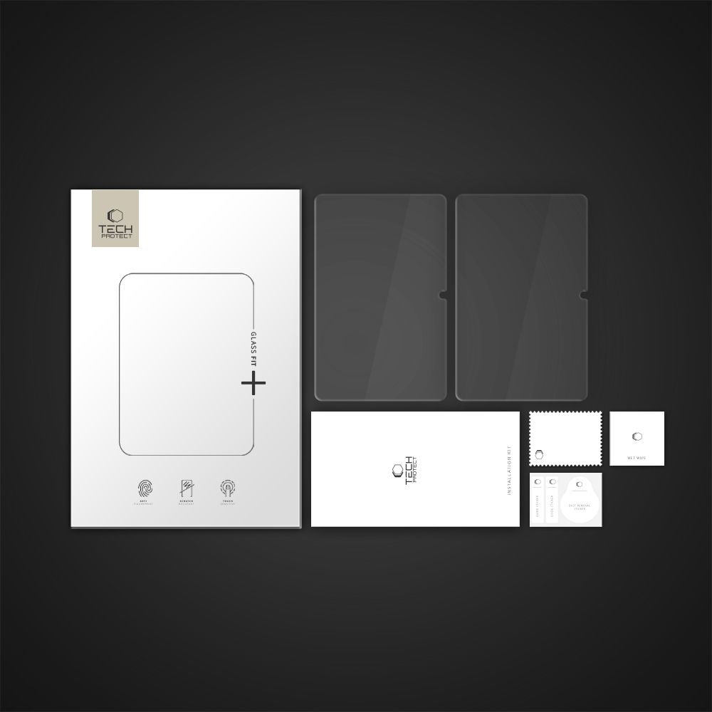 Hærdet Glas Tech Protect Glass Fit+ 2 Pack Galaxy Tab S7 / S8 / S9 11.0 / S9 Fe / S10 Fe 10.9 Clear