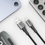 Tech Protect Ultraboost Dna Lightning Kabel 15 W/3 A 100 Cm Jerngrå