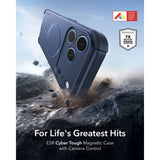Esr Cyber Tough Magsafe Iphone 17 Pro Max / 18 Pro Max Blå