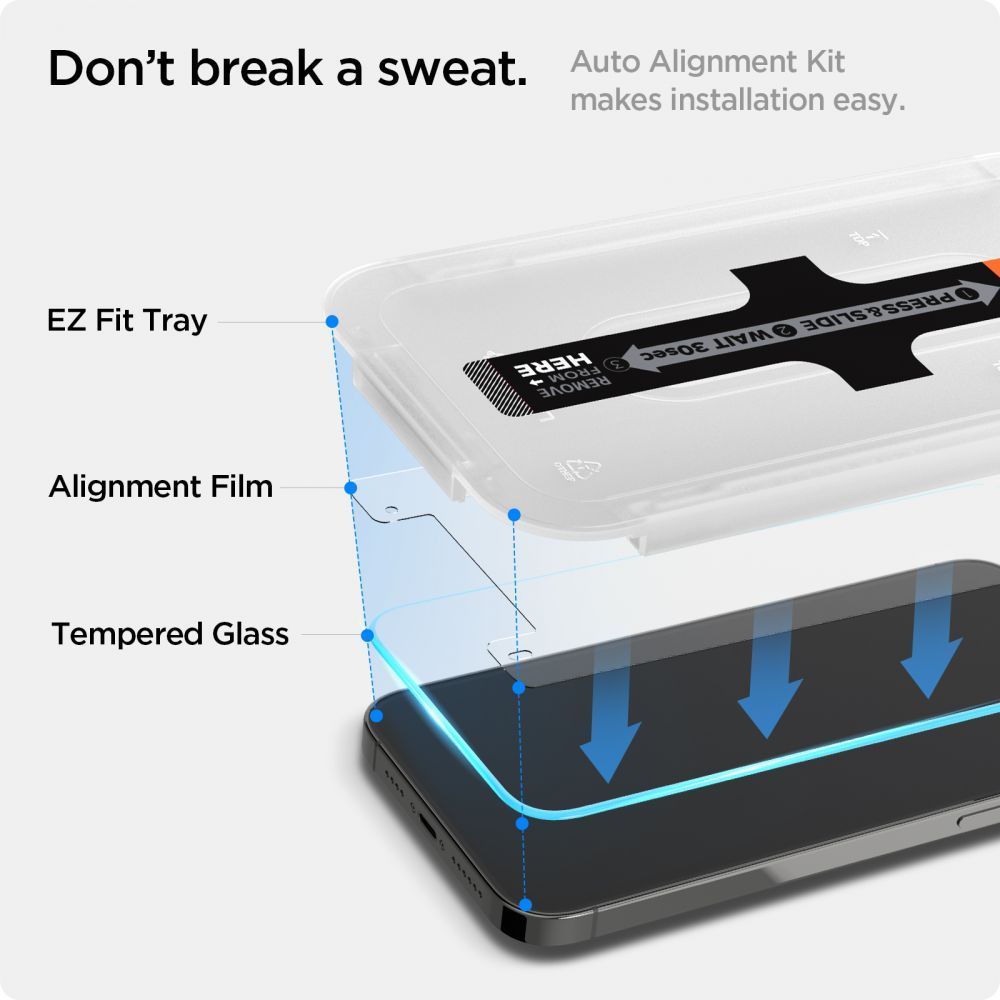 Hærdet Glas Spigen Glas.Tr ”Ez Fit” Iphone 13 / 13 Pro / 14 / 16 E / 17 E Clear
