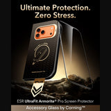Hærdet Glas Esr Ultrafit Armorite Pro Hærdet Glas Iphone 17 Pro Max / 18 Pro Max Sort