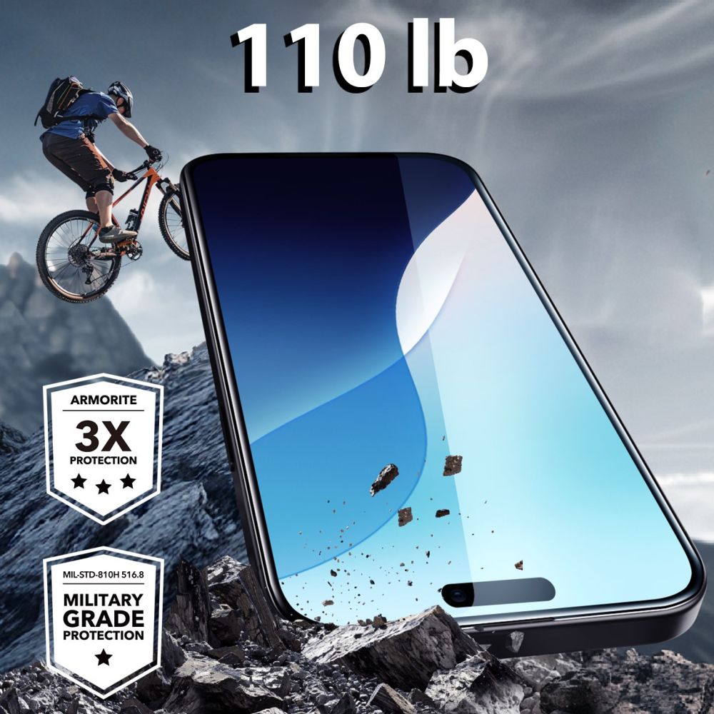 Hærdet Glas Esr Armorite Iphone 16 Pro Max Sort