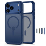 Tech Protect Magmat Magsafe Cc Iphone 17 Pro / 18 Pro Mat Dyb Blå